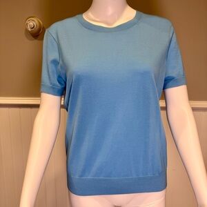 Theory Women's Sky Blue Short Sleeve Tee